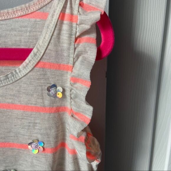 🍭4/$20 SO striped ruffle sequin tank - 7/8 - Picture 3 of 6